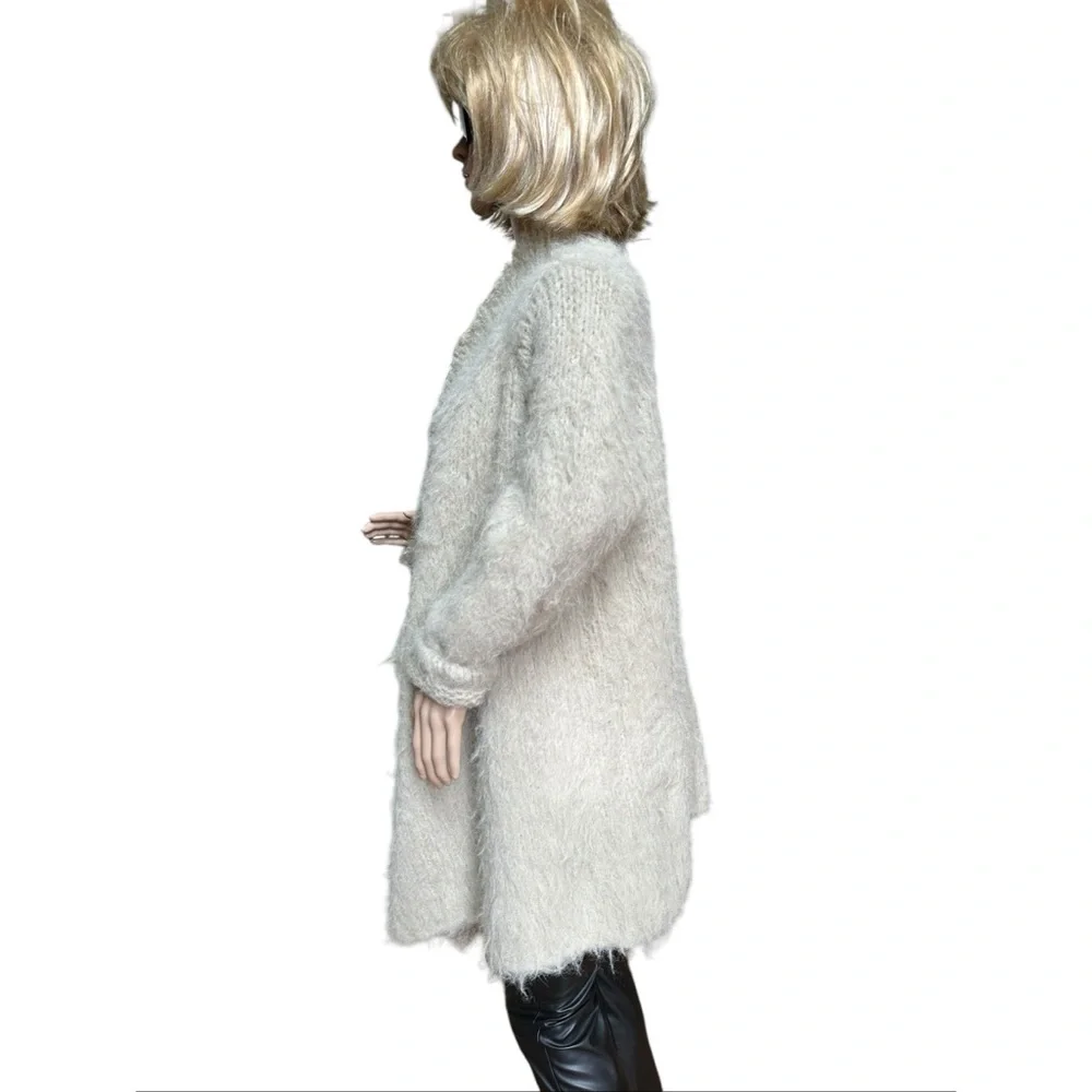 Zara Brushed Effect Knit Cardigan NWT Size S-M - Picture 7 of 16